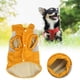 thumbnail image 3 of Peluche amarillo caballero estilo Simple dos pies invierno cálido ropa para mascotas ropa para perros gatos, 3 of 5