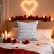 thumbnail image 4 of Cojín decorativo en forma de corazón de 45 x 45 cm | Tejido de algodón suave con cremallera oculta | Decoración acogedora para salón, sofá y dormitorio, 4 of 5