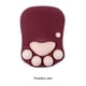 thumbnail image 2 of Methold Alfombrilla para ratón con diseño de pata de gato, única, bonita y elegante, con protección para la muñeca y soporte para muñeca Juegos de teclado y mouse para computadora DS-015 rosa gris, 2 of 6