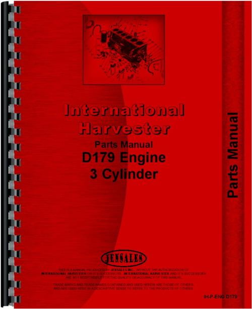 International Harvester 2400B Industrial Tractor Engine Parts Manual ...