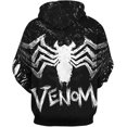 thumbnail image 2 of Sudaderas de manga larga para hombre, sudaderas con capucha con estampado de neón, jerséis con gráficos 3D, ropa deportiva de animales, 2 of 3