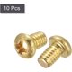 thumbnail image 3 of 10 tornillos de latón para máquina, M4 x 6 mm, pernos de sujeción de cabeza Phillips para muebles, equipos de oficina, dispositivos electrónicos Rojo Verde, 3 of 5