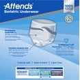 thumbnail image 4 of Attends Bariatric Underwear, Incontinence Underwear Heavy Absorbency, XXL, 12 Count, 8 Pack, 4 of 5