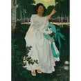 thumbnail image 3 of Józef Mehoffer 18x24 Black Modern Framed Museum Art Print Titled - Muse (About 1897), 3 of 5