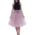 thumbnail image 1 of SUNSIOM Jupe Mi-Longue pour Femmes, Adultes Enfants Princesse Ballet Tulle Mariage Fête Bal Mini Robe, 1 of 6