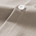 thumbnail image 6 of Mens Shirts Spring Summer Breathable Long Sleeve Button Down Band Collar Work Shirts Beach Shirt, 6 of 8