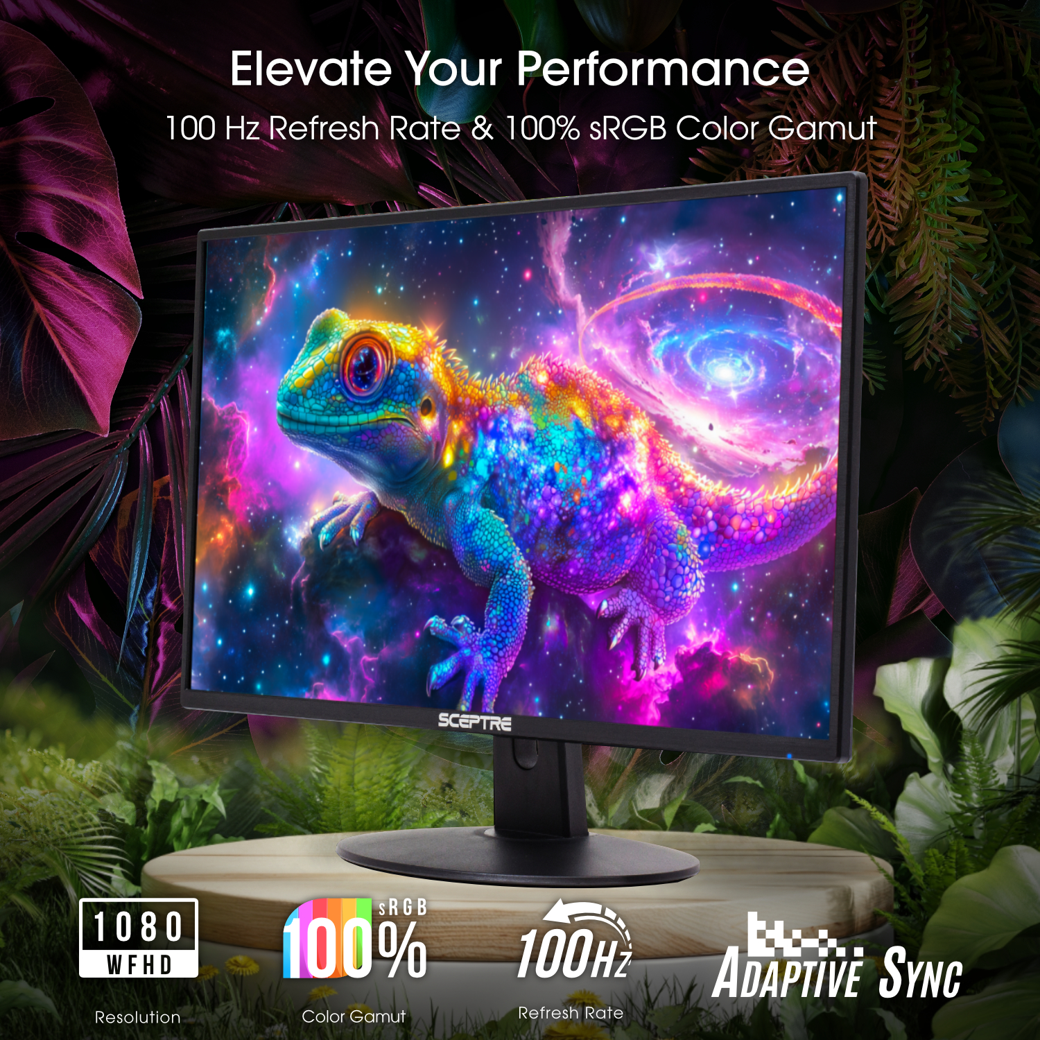 Sceptre New 24-inch Gaming Monitor 100Hz HDMI x2 Build-in Speakers 2026
