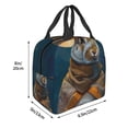 thumbnail image 3 of Honeii Moon Night Sky Cute Rabbit Print Lunch Bag Women, Lunch Box Lunch Bag for Women Adult Men, Small Leakproof Cute Lunch Tote Large Capacity Reusable, 3 of 8