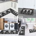 thumbnail image 6 of 2 Pcs Happy Halloween Kitchen Rugs and Mats Set Pumpkin Witch Bat Spider Kitchen Rugs and Mats Anti Fatigue Kitchen Floor Matfor Cook Home Decor (47x17+30x17 Inches), 6 of 7