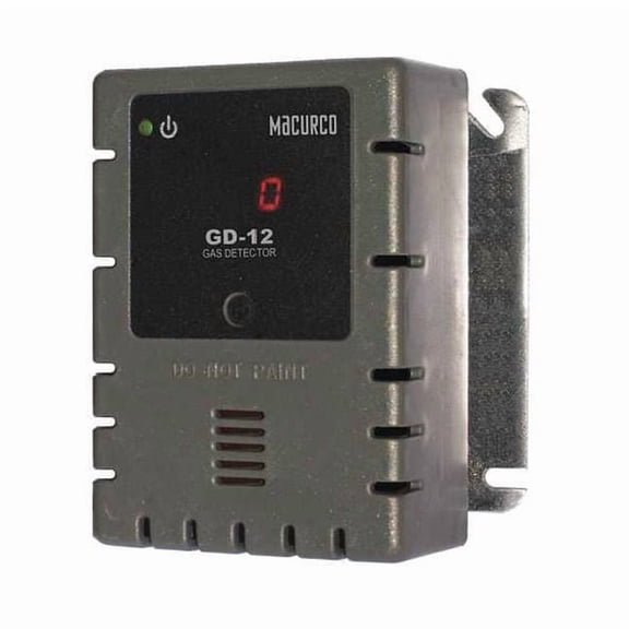 Macurco Fixed Gas Detector,CH4,C3H8,H2,Digital GD-12