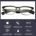 thumbnail image 4 of Smart Glasses Audio Glasses for Men Women,Blue Light Filtering and Polarized Sunglass Lenses , Low Latency Audio,PX4 Waterproof and Touch Control, 220mAh lithium battery, 4 of 8
