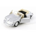 thumbnail image 2 of Porsche 356B Convertible, Silver w/ Black - Welly 29390/4D - 1/24 Scale Diecast Model Toy Car (Brand New but NO BOX), 2 of 5