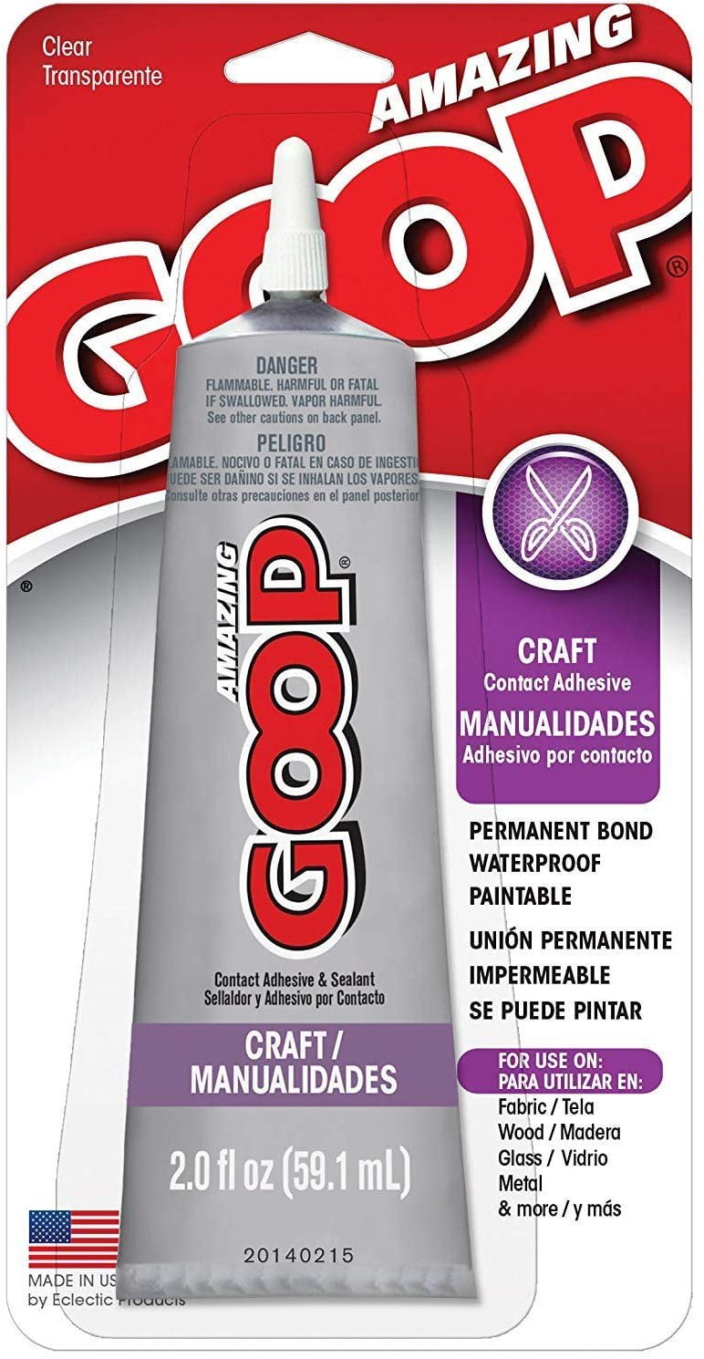 Eclectic Products 190511 6 Pack 2 oz. Amazing Goop Craft Contact Adhesive, Clear