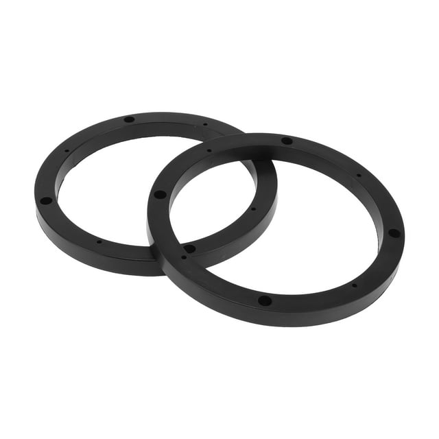 Anillo espaciador universal para altavoz de 6.5" adaptador de altavoz tweeter espaciador impermeable soporte de montaje de subwoofer ABS 2Pcs