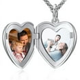 thumbnail image 3 of Forever in My Heart Silverplated Locket  Necklace Pendant Jewelry-399-SHL, 3 of 4