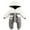 Grey, variant on Winter Snowsuit Color Block Warm Hooded Jumpsuit Thicken Down Padded Boys Girls One Piece Puffer Rompers