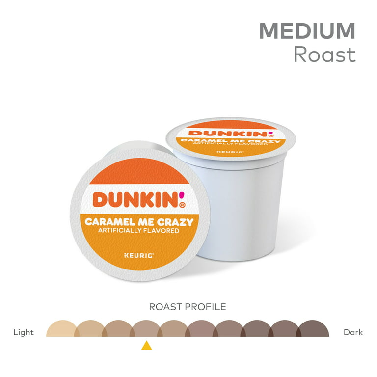 Dunkin' Cold Caramel Flavored Coffee, 10 K-Cup Pods