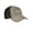 Khaki/ Blk/ Blk, variant on Big Accessories BA656T Patch Trucker Cap