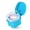 Light Blue, variant on 1/2/3 Pack Denture Bath Case Cup Box Denture Storage Soak Container with Strainer Basket for Travel Denture Cleaning
