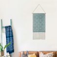 thumbnail image 1 of Colgante de pared de macramé - Flecos de algodón hechos a mano bohemios / Pancarta de borla con barra colgante de cobre para guardería / Decoración / Decoración de pared oso de fresa Electrónica, 1 of 4