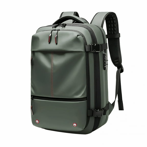 GASTROPOD 60L Vacpack Backpack Waterproof Anti-Theft Air Vacuum Compression Travel Backpack with Electric Pump for Travelers Army Green