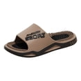 thumbnail image 5 of Pillow Slippers for Women and Men Home Slip on Shower Sandals Shoes Cushioned Thick Sole Lightweight Summer Slides Khaki Size 8, 5 of 5