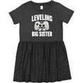 thumbnail image 3 of Inktastic Leveling Up to Big Sister Girls Toddler Dress, 3 of 5