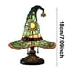 thumbnail image 3 of Lámpara Con Sombrero De Bruja Lámpara Gótica Hecha A Mano Luz Nocturna Única Utilizada Para La Decoración Navideña, 3 of 6
