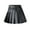 Black, variant on GYRATEDREAM Girls Pu Pleated Skirt Toddler Baby Stretch Elastic High Waist Casual Skirt Kids Teen Skort for 2-14 Years