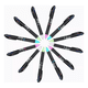 thumbnail image 2 of 24 Bolígrafos De Cuatro Colores Papeleria Plumas Kit Escolar Lab.G, Multicolor, 2 of 5