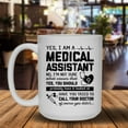 thumbnail image 2 of I Am A Medical Assistant Cup, Coffee Mug, Iced Coffee Mug 15 oz, 2 of 3