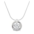 thumbnail image 1 of Delight Jewelry Silvertone Medium ''Peace Love Cheer'' Joy Ring Charm Necklace, 18", 1 of 4