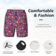 thumbnail image 3 of Fotbe Summer Flamingo Traje de Baño para Hombre – Shorts de Natación de Secado Rápido con Forro y Bolsillos-Medium, 3 of 6