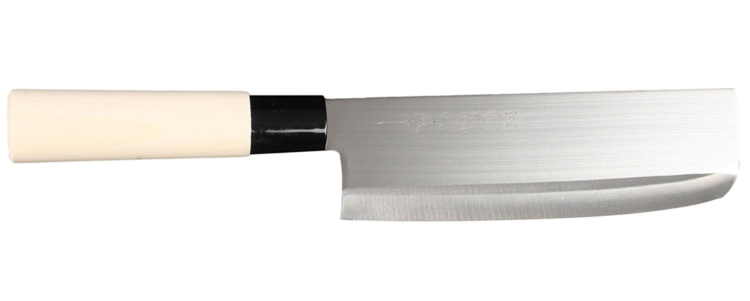 TSUBAZO ST200 Japanese Kitchen Cooking Chef Nakiri Knife, 115/8 Inches