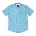 thumbnail image 2 of SCALES Clean Fish Performance Short Sleeve Button Down Heather Seafoam, 2XLarge Buttondown Shirt, 2 of 2