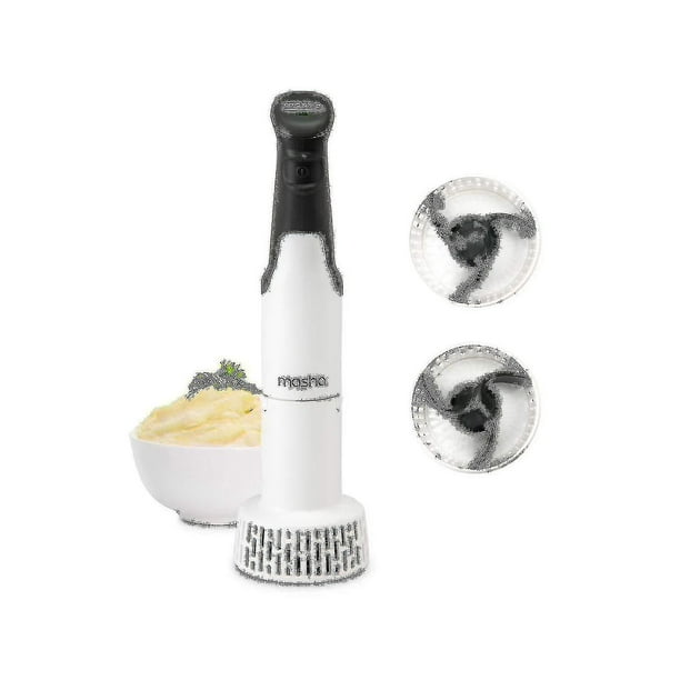 Electric Potato Masher Hand Blender 3in1 Multi Tool Blends Purees Whisks Immersion Mixer