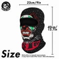 thumbnail image 3 of Musion Balaclava Helmet Liner Full Face Mask Skull Print Moto Topeng Muka Rider for Cycling and Riding Motorcycle Devil, 3 of 6