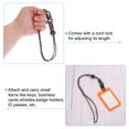 thumbnail image 4 of Badge Lanyard with Sling Clip, Adjustable Necklace Wrist Cord Strap Metal Clasp, Camouflage Green 4 Pack, 4 of 5