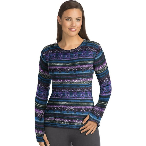 ClimateRight by Cuddl Duds Wam & Cuddly by Cuddl Duds Fleece Crew