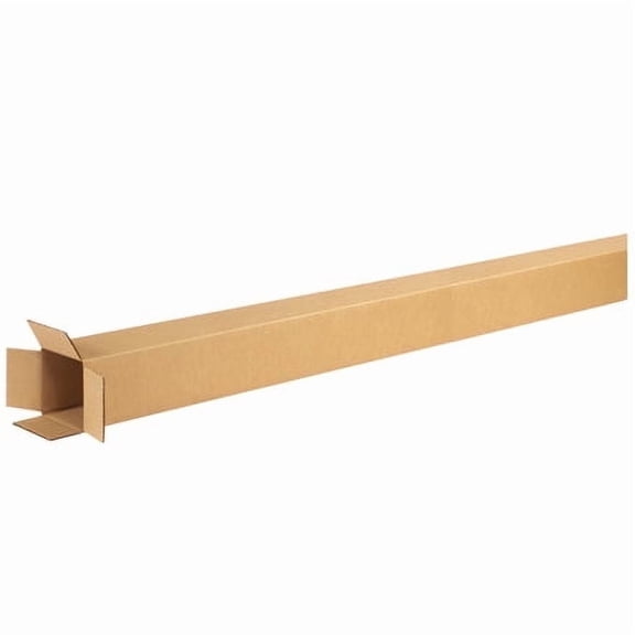 SSBM 10/Case 4" x 4" x 74" ECT-32 Tall Corrugated Boxes Shipping/Packaging Box