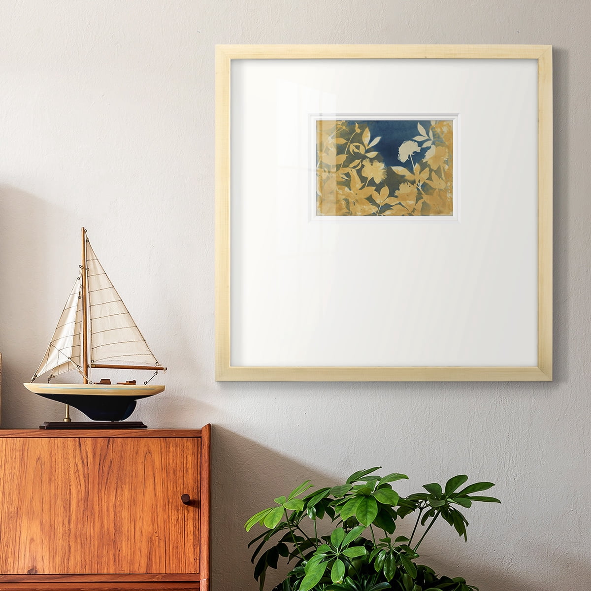 Peony Field-Premium Framed Print