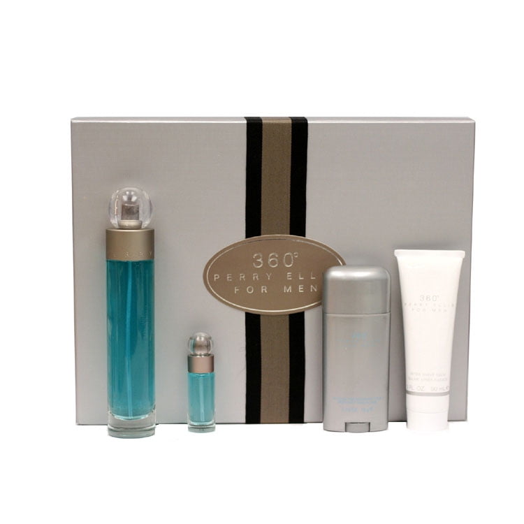 Perry Ellis Perry Ellis 360° Cologne Gift Set for Men, 4 Pieces