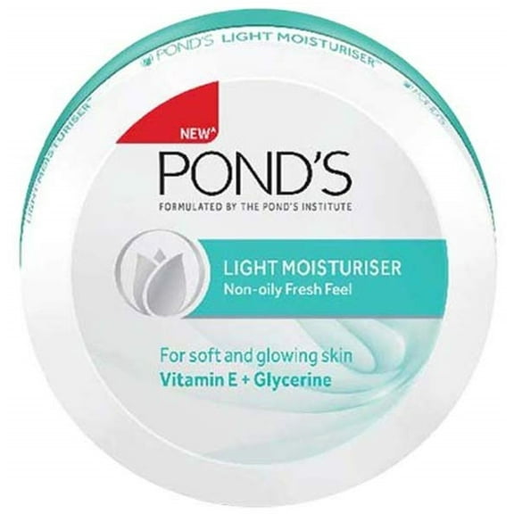 POND'S Light Moisturizer Cream for Soft and Oily Skin, SPF, 15, 2.5 oz