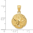 thumbnail image 4 of Collier Pendentif Étoile de Mer en Or Jaune 14k Sable Dollar Étoile de Mer, 4 of 8