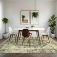 thumbnail image 7 of 8x10 Washable Area Rug, Brown Vintage Large, Traditional Floor Cover, Thin, Retro, Indoor, Distressed, Non-Slip Carpet, Floral Print Mat, Dining Room, 7 of 7