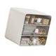 thumbnail image 3 of Caja de almacenamiento de cosméticos, tipo cajón, caja de almacenamiento de maquillaje, estante de escritorio, cesta para dormitorio de estudiantes, hogar, conejo blanco grande, 3 of 15