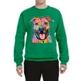 thumbnail image 3 of Dean Russo Best Dog Dog Lover Unisex Crewneck Graphic Sweatshirt, Kelly, Small, 3 of 6