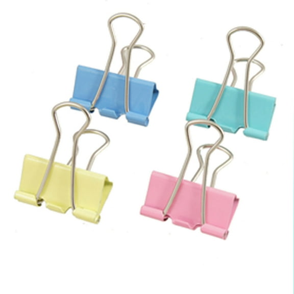 Unique Bargains Document Papers 1" Width Organizer Binder Clips 48pcs