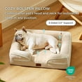 thumbnail image 4 of Orthopedic Dog Bed for Medium Dogs - Waterproof Dog Sofa Beds Medium, Supportive Foam Pet Couch Bed with Removable Washable Cover, Waterproof Lining and Nonskid Bottom,, 4 of 13