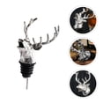 thumbnail image 5 of KAKOWELY animals wine pourer 1Pc Creative Wine Bottle Pourer Deer Head Design Wine Pourer for Home Party5.31"X3.15"X3.15", 5 of 5